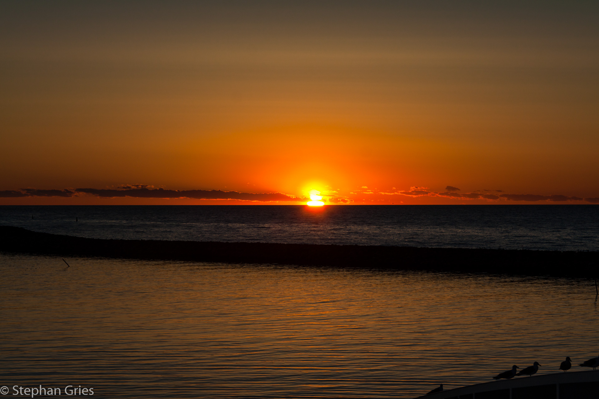 Ausfahrt aus dem Hafen von Hirtshals