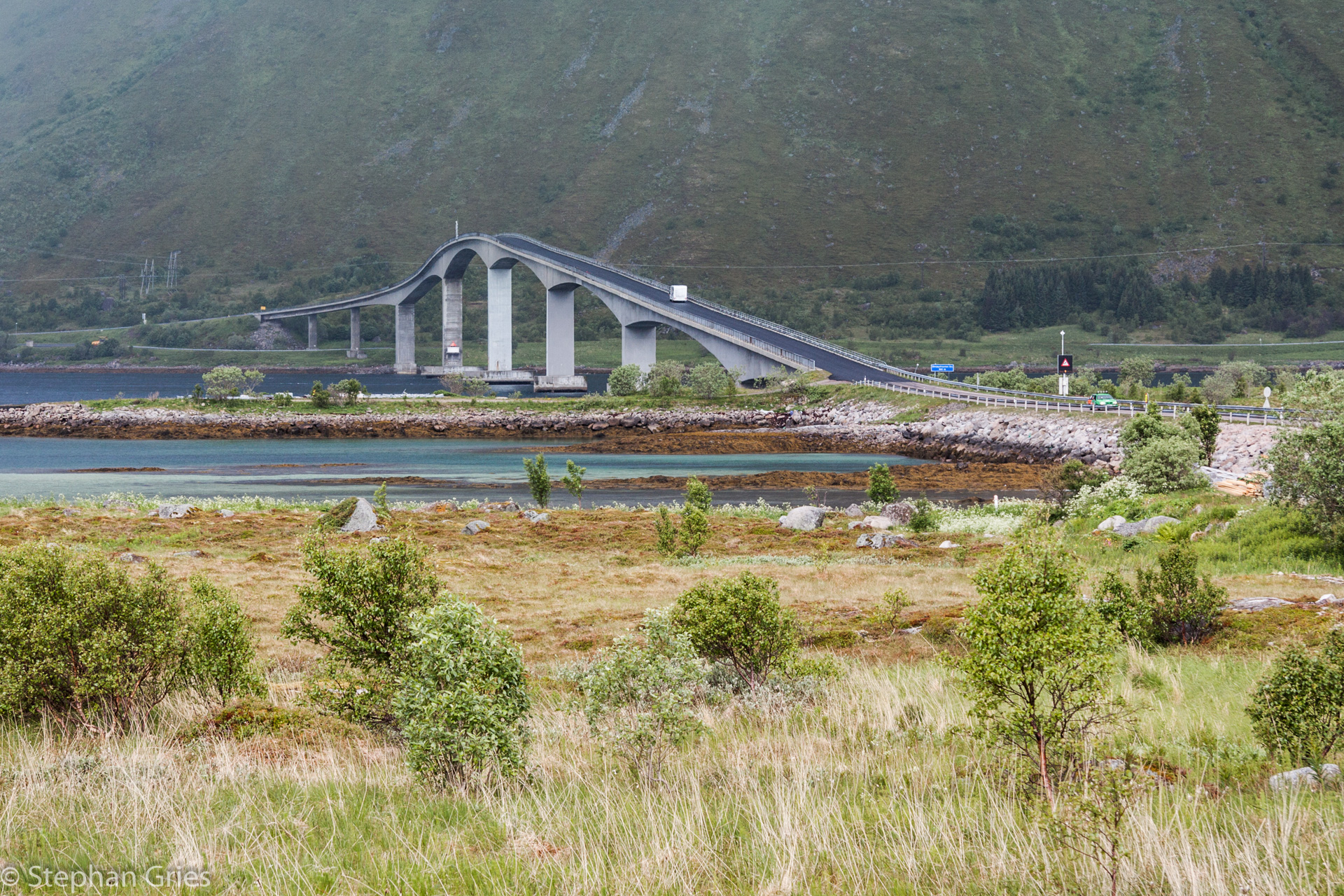 Auf der E10 Richtung Süden (Lofoten)