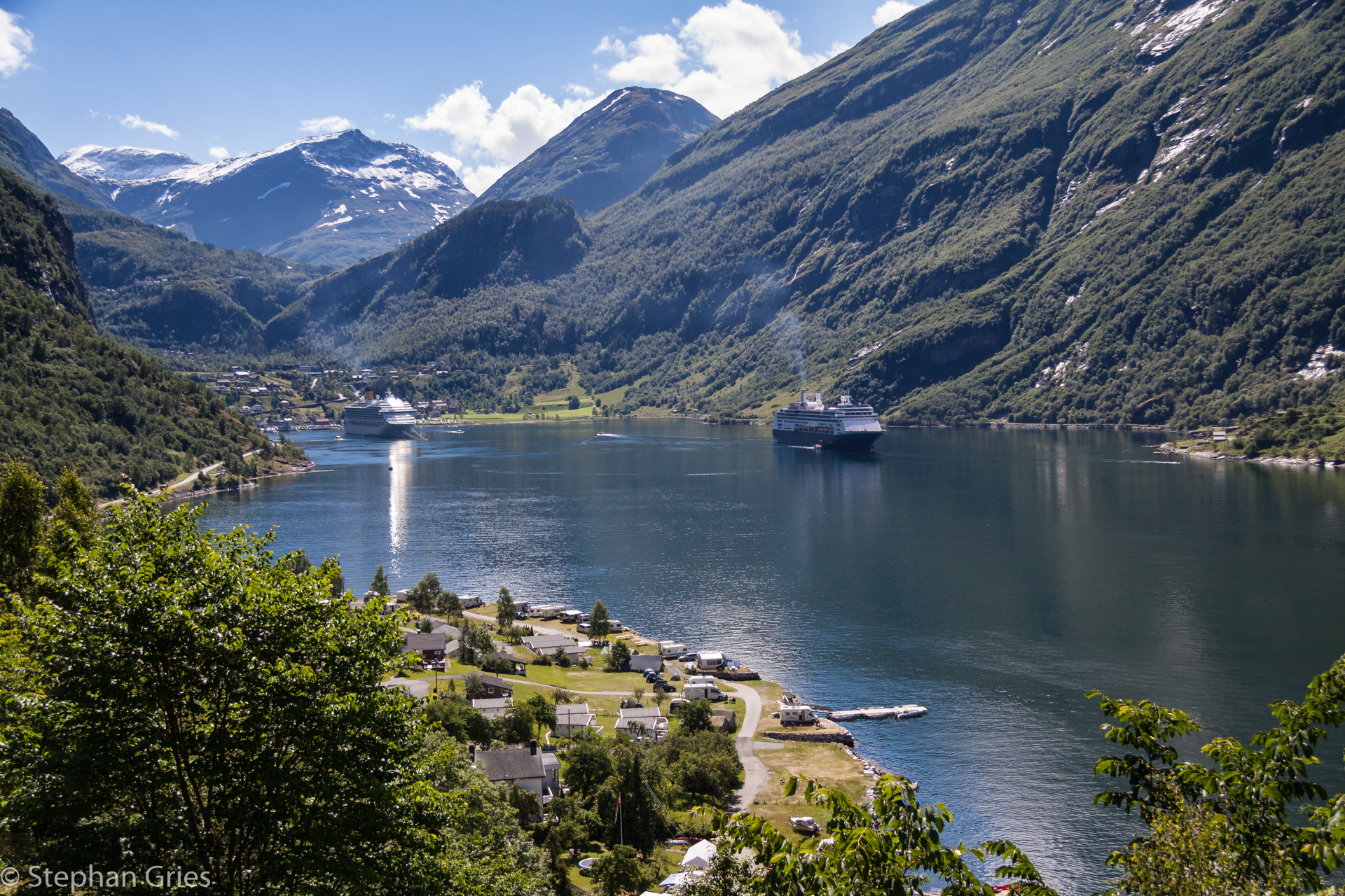 Auch ein Stop am Geirangerfjord darf natürlich nicht fehlen.