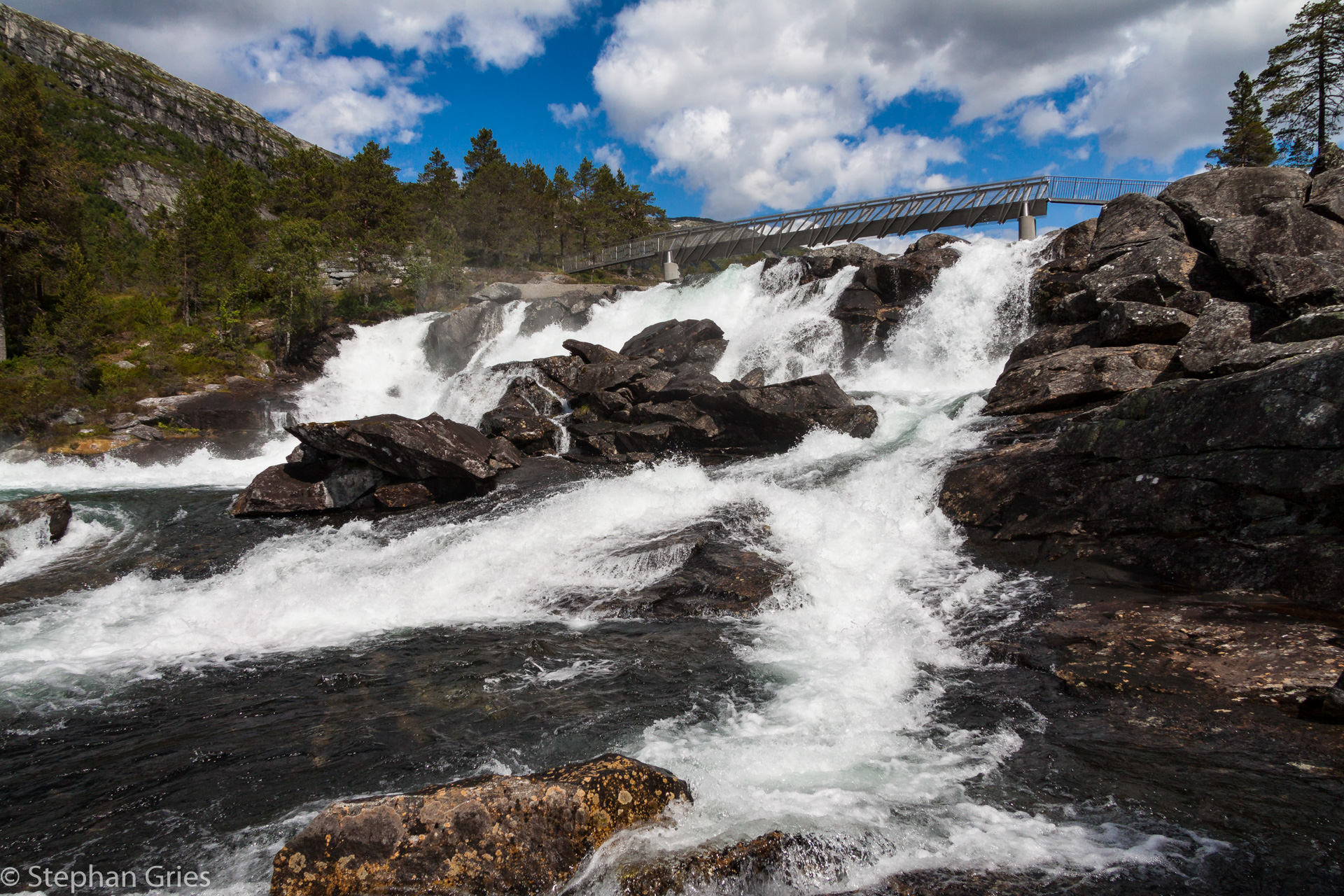 Likholefossen, Gaularfjellet