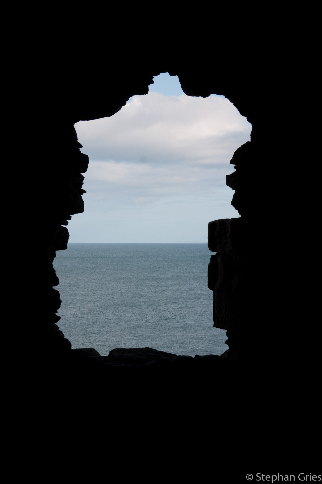 Dunnottar Castle an der Ostküste. Irgendwie erinnert mich dieser Ausschnitt an Sardinien ...