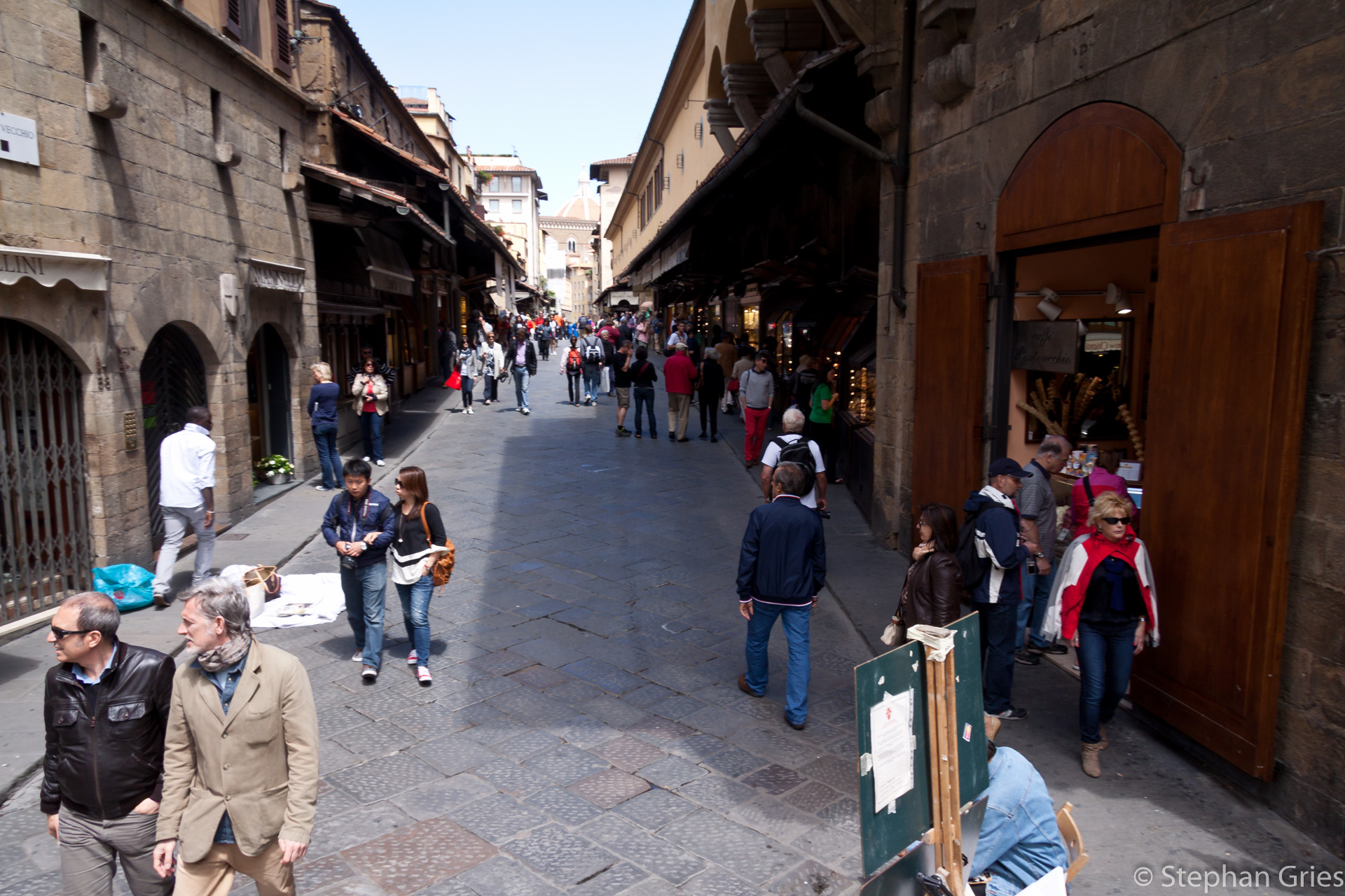 Auf der Ponte Vecchio