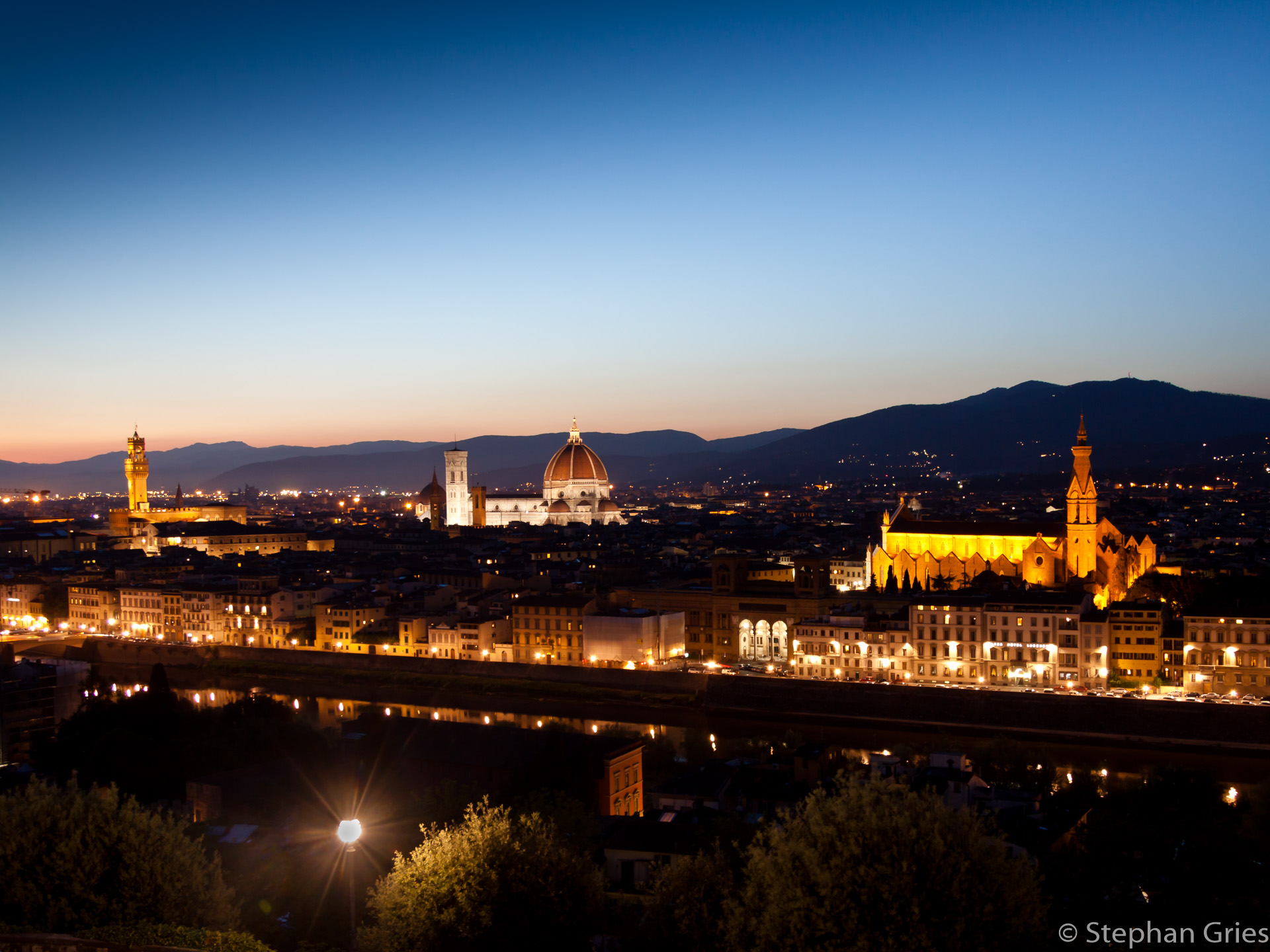Florenz am Abend ...