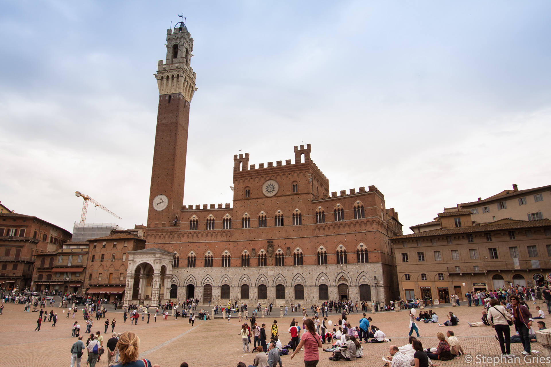 Der Torre del Mangia in Siena