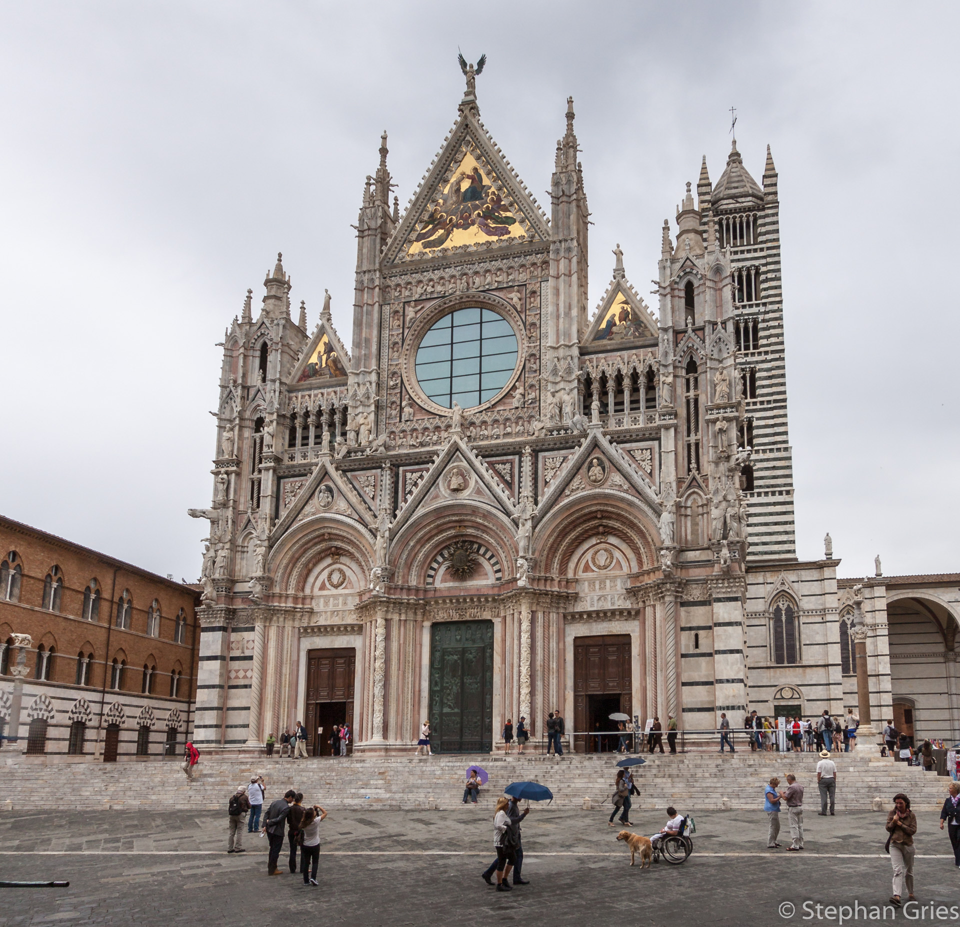 Die Kathedrale von Siena ...