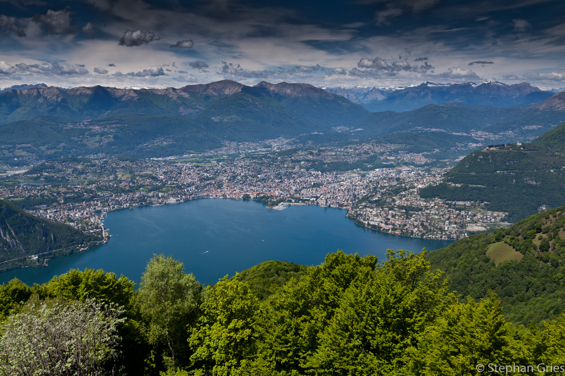 Blich vom Balcone d'Italia auf Lugano